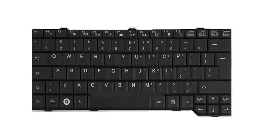 کیبورد لپ تاپ فوجیتسو مدل Esprimo V6555 مشکی Fujitsu Esprimo V6555 Black Laptop Keyboard