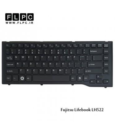 کیبورد لپ تاپ فوجیتسو Fujitsu Lifebook LH522 مشکی-اینتر کوچک-بافریم