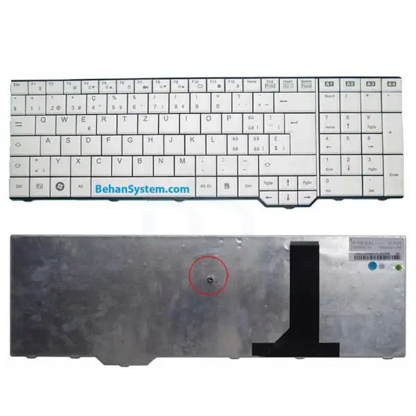 کیبورد لپ تاپ Fujitsu Siemens مدل Amilo XA3530