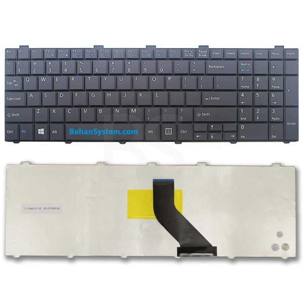 کیبورد لپ تاپ Fujitsu Siemens مدل AH531 Fujitsu Lifebook AH531 Laptop Keyboard