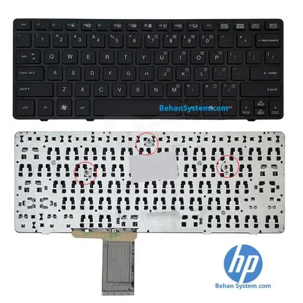 کیبورد لپ تاپ اچ پی HP EliteBook 2560p - 2