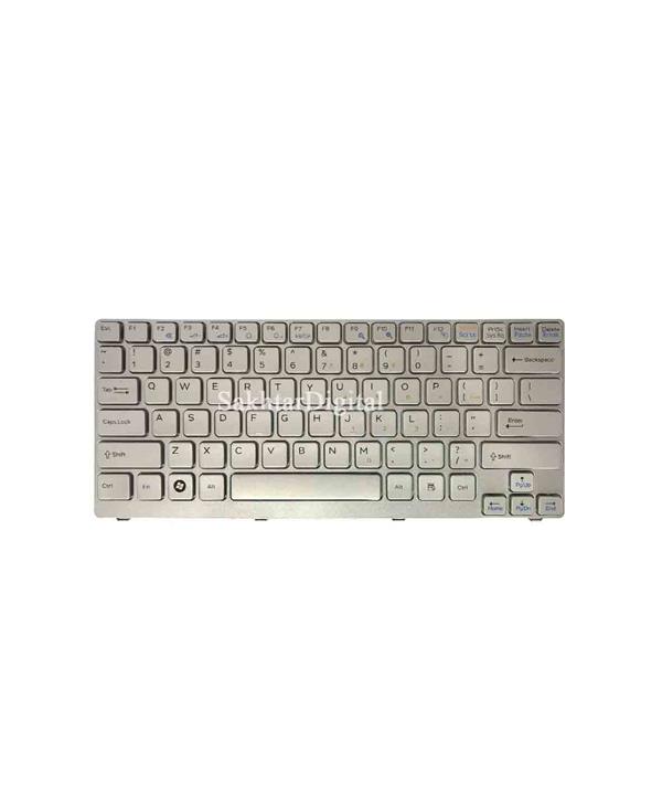 کیبورد لپ تاپ Keyboard Sony CR Keyboard Silver SONY VAIO CR