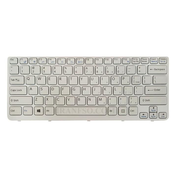 کیبورد لپ تاپ سونی مدل SVE14 Keyboard Sony Vaio SVE14 - بافریم