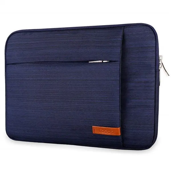 Lacdo 15.6 Inch Laptop Sleeve Bag Compatible Acer Aspire/Predator, Toshiba, Inspiron, ASUS P-Series, HP Pavilion, Lenovo, MSI GL62M, Chromebook Notebook Carrying Case, Water Resistant, Blue - 5