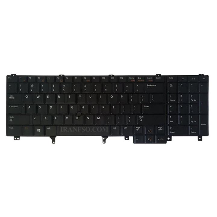 کیبرد لپ تاپ دل Latitude E6520  DELL Latitude E6520 Notebook Keyboard