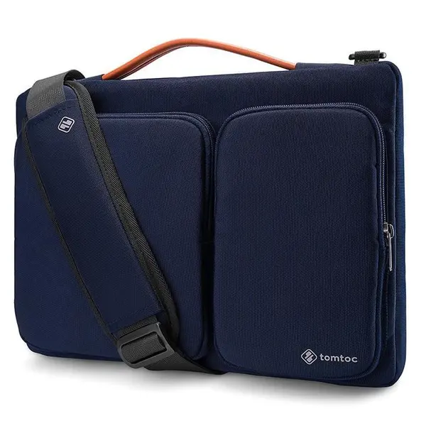 کیف کاور جدا LENOVO ASUS tomtoc 360 Protective Laptop Shoulder Bag for 15.6 Inch Acer Aspire 3/5/7 Laptop, HP Pavilion 15.6, Dell Inspiron 15 3000, 15.6 ASUS ROG Zephyrus and ASUS Lenovo Samsung 15 Inch Notebook - 4