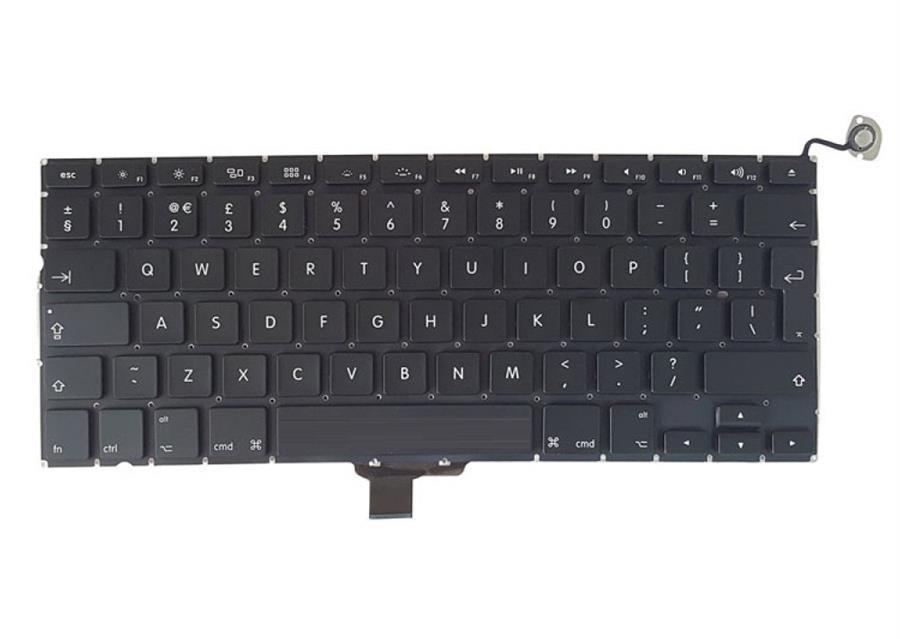 کیبورد لپ تاپ اپل MacBook Pro A۱۲۷۸ مشکی اینتربزرگ به همراه کلید پاور Apple MacBook Pro A1278 Keyboard