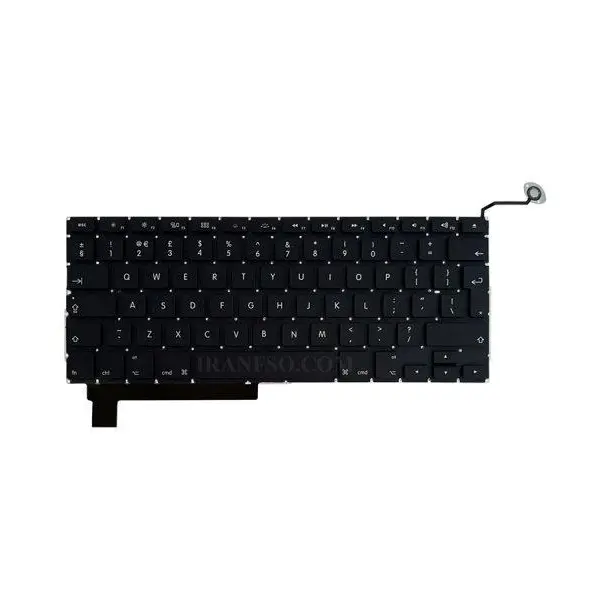 کیبورد لپ تاپ اپل MacBook Pro A۱۲۸۶ Mid ۲۰۰۹-۲۰۱۲ اینتربزرگ به همراه کلید پاور Apple MacBook Pro A1286 Mid 2009-2012 Keyboard