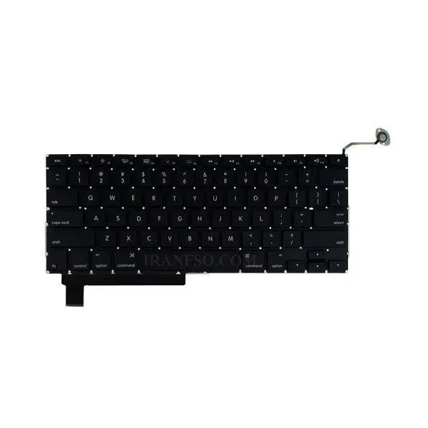 کیبورد لپ تاپ اپل MacBook Pro A۱۲۸۶ Mid ۲۰۰۹-۲۰۱۲ اینتربزرگ به همراه کلید پاور Apple MacBook Pro A1286 Mid 2009-2012 Keyboard