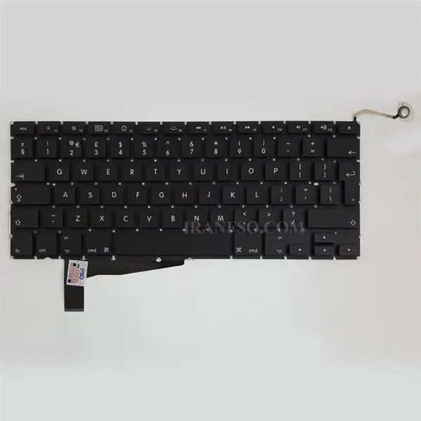 کیبرد لپ تاپ اپل MacBook Pro A1286_LAT 2008 -اینتربزرگ به همراه کلید پاور
