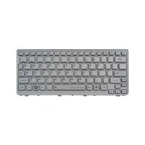 کیبرد لپ تاپ توشیبا Mini NB305 MINI NB305 Silver Notebook Keyboard