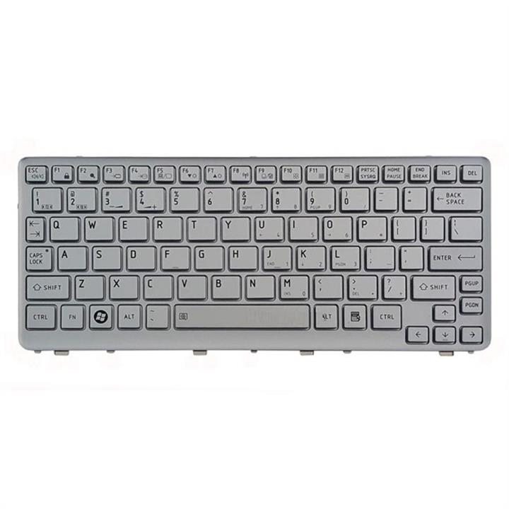 کیبرد لپ تاپ توشیبا Mini NB305 سفید MINI NB305 Silver Notebook Keyboard