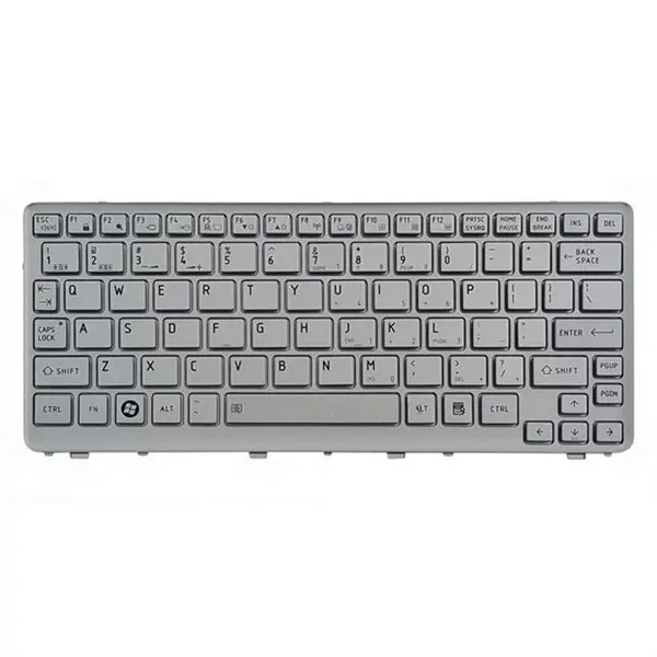 کیبرد لپ تاپ توشیبا Mini NB305 MINI NB305 Silver Notebook Keyboard