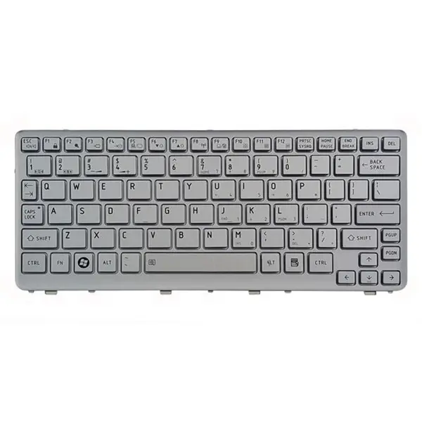 کیبرد لپ تاپ توشیبا Mini NB305 MINI NB305 Silver Notebook Keyboard