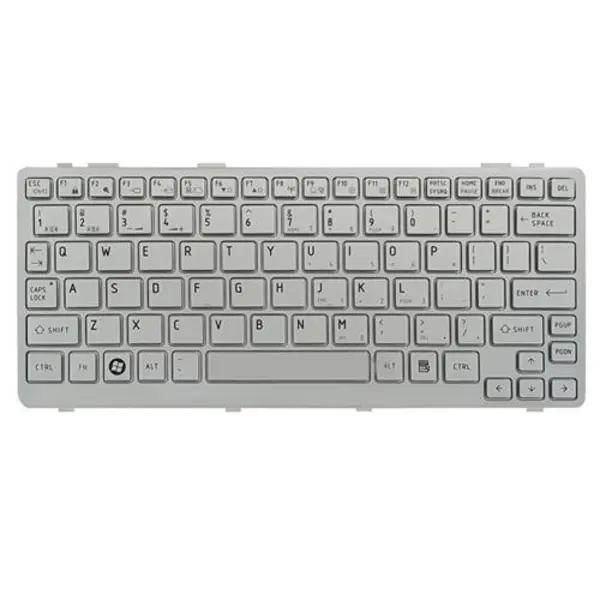 کیبرد لپ تاپ توشیبا Mini NB305 MINI NB305 Silver Notebook Keyboard