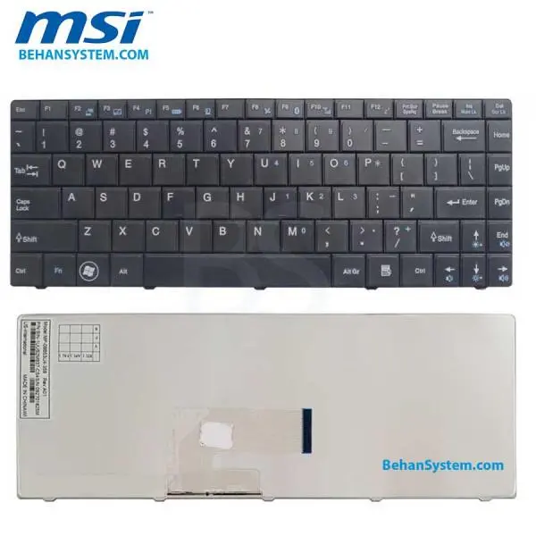 کیبورد لپ تاپ ام اس آی MSI Laptop keyboard CR400 CR400X EX460 EX460X