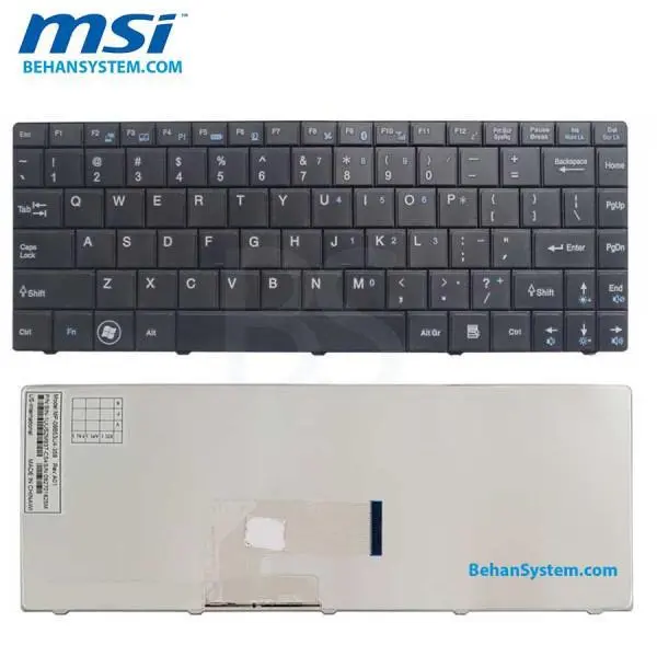 کیبورد لپ تاپ ام اس آی MSI Laptop keyboard CR400 CR400X EX460 EX460X