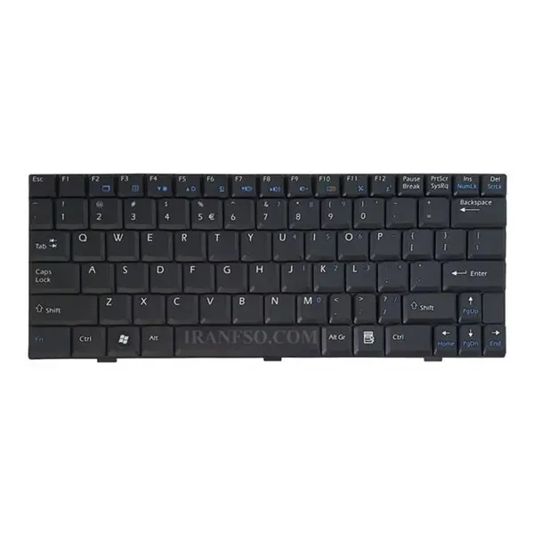 کیبورد لپ تاپ MSI U100 Keyboard Laptop MSI U100