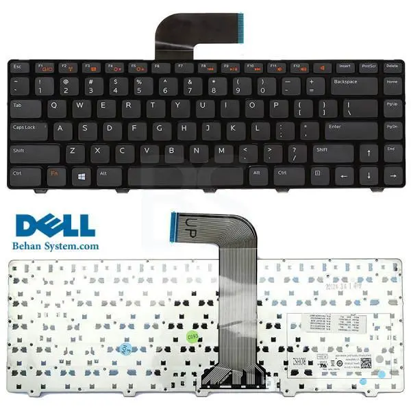 کیبورد لپ تاپ دل مدل اینسپایرون N4110 DELL Inspiron N4110 Notebook Keyboard - 3