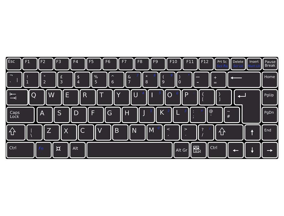 کیبورد لپ تاپ دل مدل اینسپایرون N4110 DELL Inspiron N4110 Notebook Keyboard