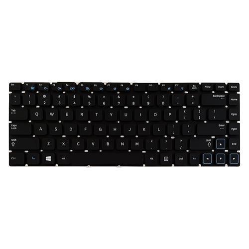 کیبرد لپ تاپ سامسونگ NP300-E4A مشکی-اینترکوچک بدون فریم Keyboard Laptop Samsung NP300-E4A