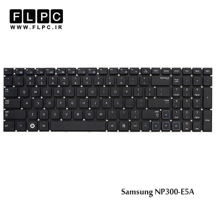 کیبورد لپ تاپ سامسونگ  Samsung NP300-E5A اینتر کوچک-بدون فریم