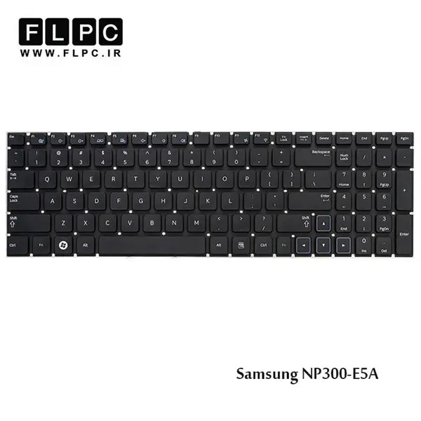 کیبورد لپ تاپ سامسونگ Samsung NP300-E5A اینتر کوچک-بدون فریم