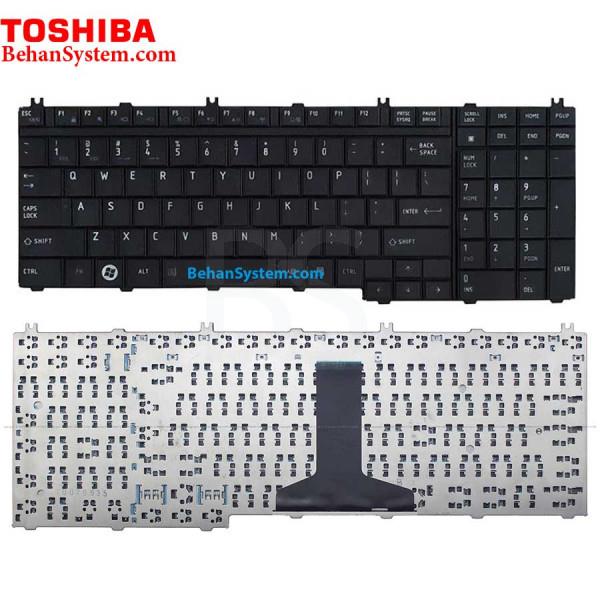 کیبرد لپ تاپ توشیبا Satellite P200 مشکی Satellite P200 Notebook Keyboard