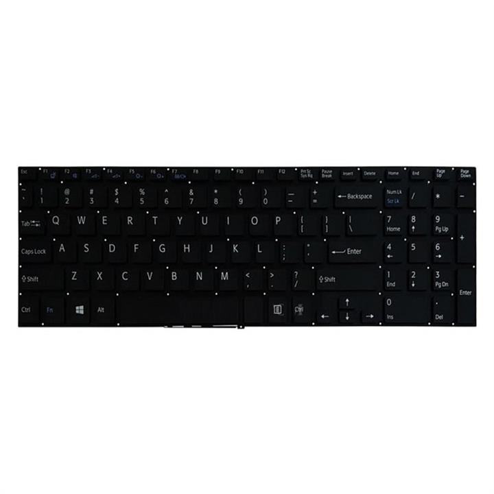 کیبورد لپ تاپ سونی SVF۱۵۲ مشکی اینترکوچک بدون فریم کیبورد لپ تاپ سونی Sony Laptop Keyboard SVF152 -اینتر کوچک-بدون فریم