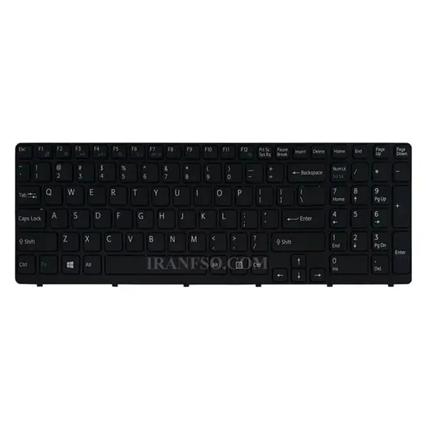 کیبرد لپ تاپ سونی SVE15 -با فریم Keyboard Laptop Sony SVE15
