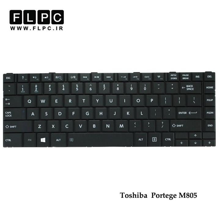 کیبورد لپ تاپ توشیبا Toshiba Portege M805 مشکی