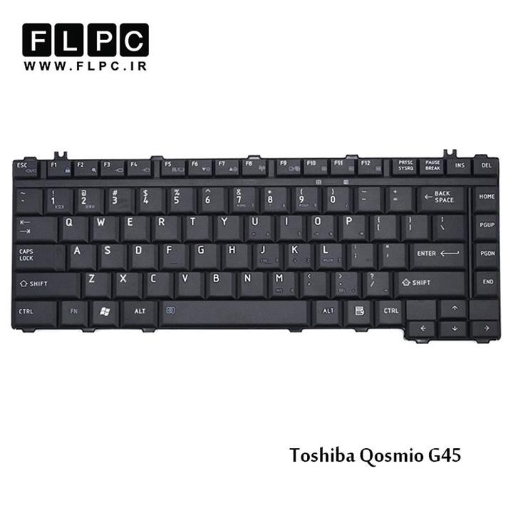 کیبورد لپ تاپ توشیبا Toshiba Qosmio G45 مشکی