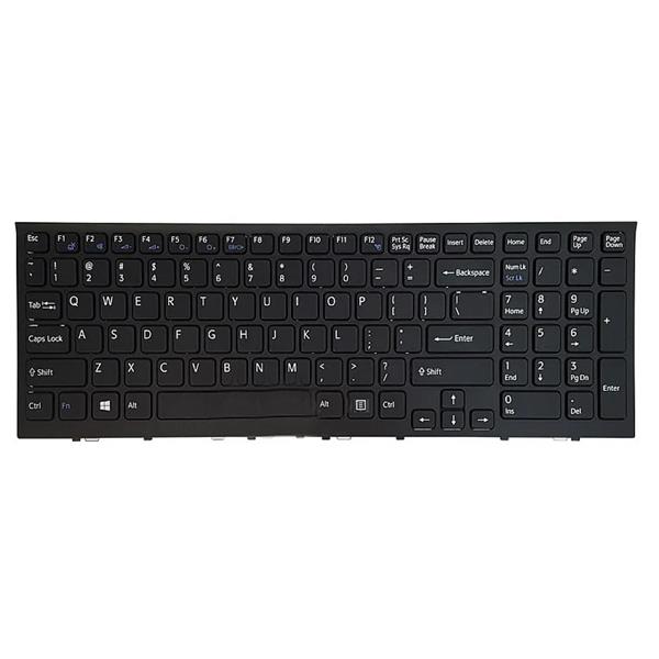 کیبورد لپ تاپ سونی VPCEH مشکی با فریم SONY VPCEH Black Keyboard Laptop