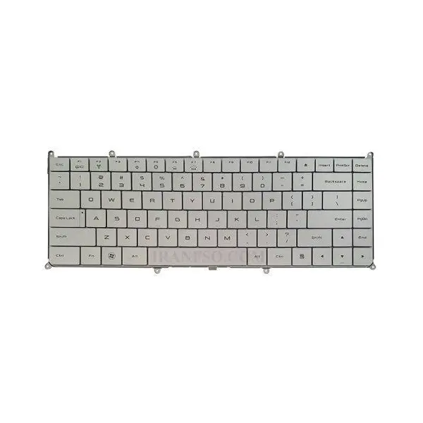 کیبورد لپ تاپ دل مدل XPS Adamo۱۳ Silver کیبرد لپ تاپ دل XPS Adamo13 نقره ای - 3