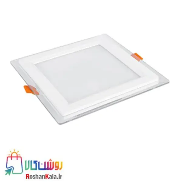 چراغ LED یو اس بی پنل ال ای دی 12 وات مربعی پارس شعاع توس مدل گلاریس - 4