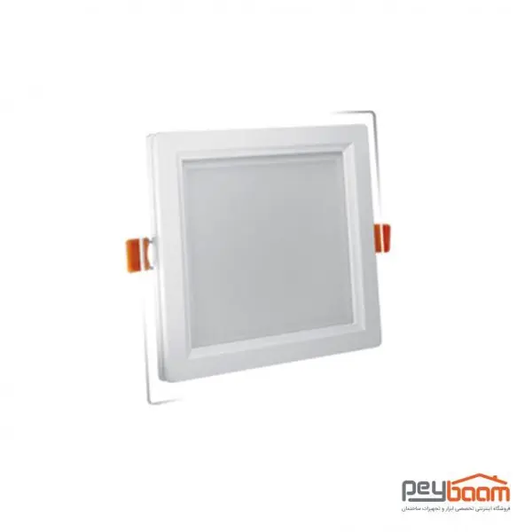 چراغ LED یو اس بی پنل ال ای دی 12 وات مربعی پارس شعاع توس مدل گلاریس - 5
