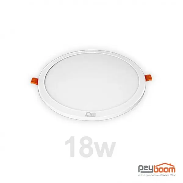 چراغ LED یو اس بی پنل ال ای دی 18 وات پارس شعاع توس مدل اسلیم - 5