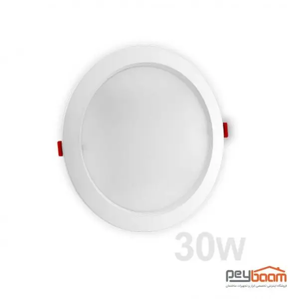 چراغ LED یو اس بی پنل ال ای دی 30 وات دایره ای پارس شعاع توس مدل سولاریس - 5