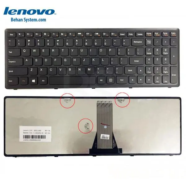 کیبورد لپ تاپ لنوو مدل جی 500 Lenovo IdeaPad G500 Notebook Keyboard