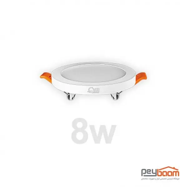 چراغ LED یو اس بی پنل ال ای دی 8 وات پارس شعاع توس مدل اسلیم - 5