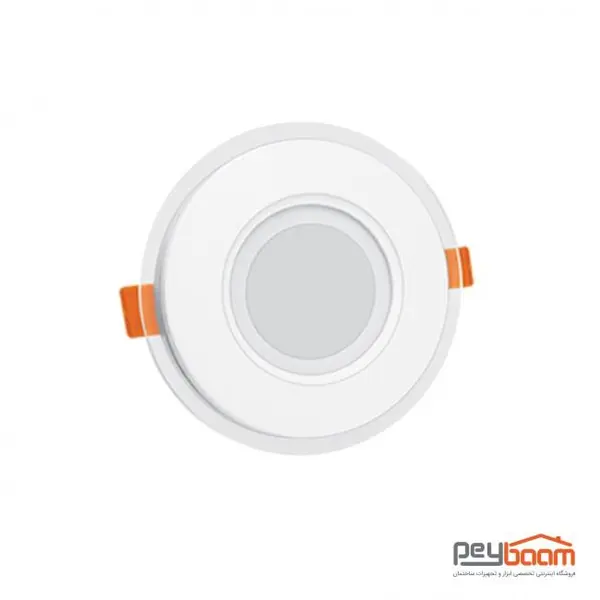 چراغ LED یو اس بی پنل ال ای دی 9 وات دایره ای پارس شعاع توس مدل گلاریس - 5