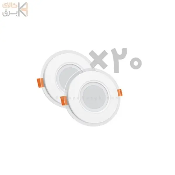چراغ LED یو اس بی پنل ال ای دی 9 وات دایره ای پارس شعاع توس مدل گلاریس - 4