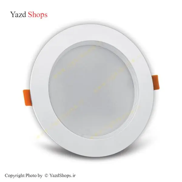 چراغ LED یو اس بی پنل ال ای دی 9 وات دایره ای پارس شعاع توس مدل گلاریس - 3