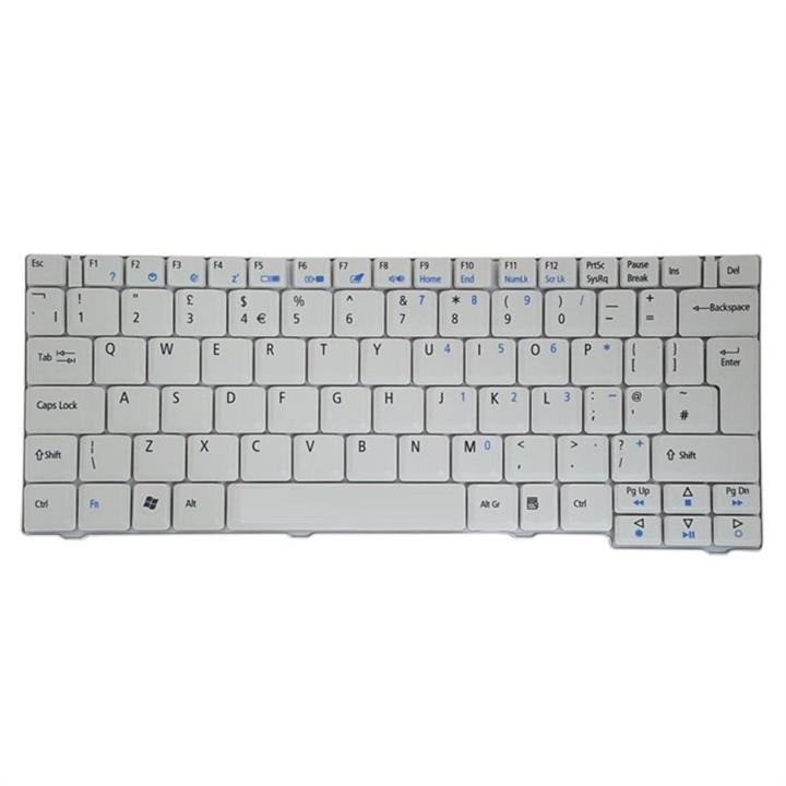 کیبرد لپ تاپ ایسر Aspire 2920 سفید Keyboard Laptop ACER White 2920