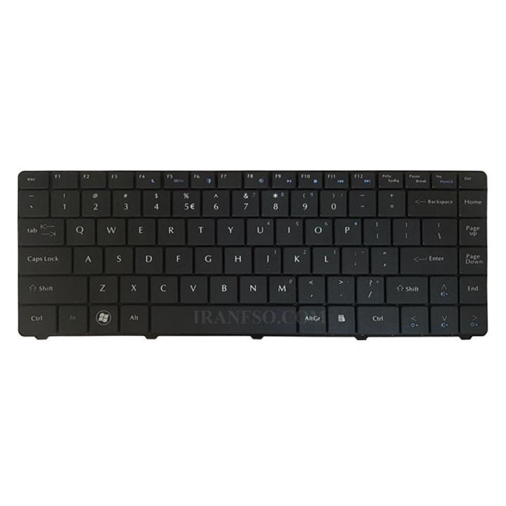 کیبرد لپ تاپ ایسر Aspire One D525-D725 مشکی Acer Aspire One D525 D725 Notebook Keyboard