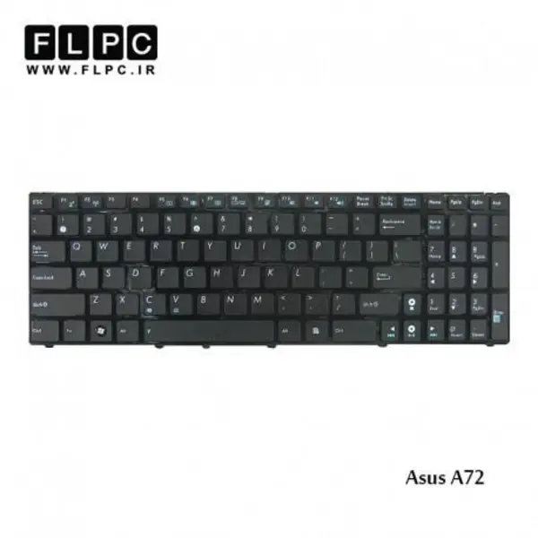 کیبورد لپ تاپ ایسوس Asus Laptop keyboard A72 -بافریم - 2