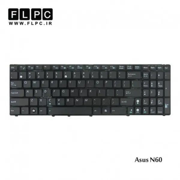 کیبورد لپ تاپ ایسوس Asus Laptop Keyboard N60 -با فریم - 2