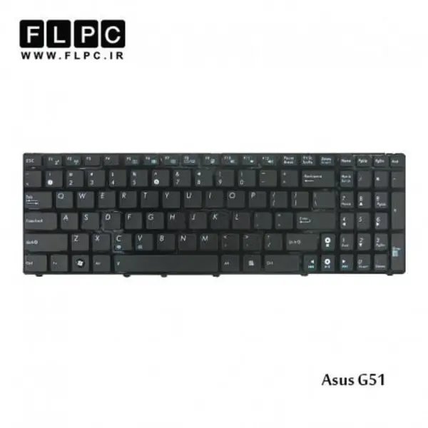 کیبورد لپ تاپ ایسوس Asus Laptop keyboard G51 -بافریم - 2