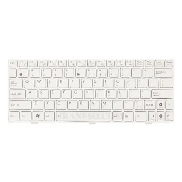 کیبورد لپ تاپ ایسوس Eee PC 1005-1004 -بدون فریم فلت پهن ASUS Eee PC 1004 1005 Frame Notebook Keyboard - 3