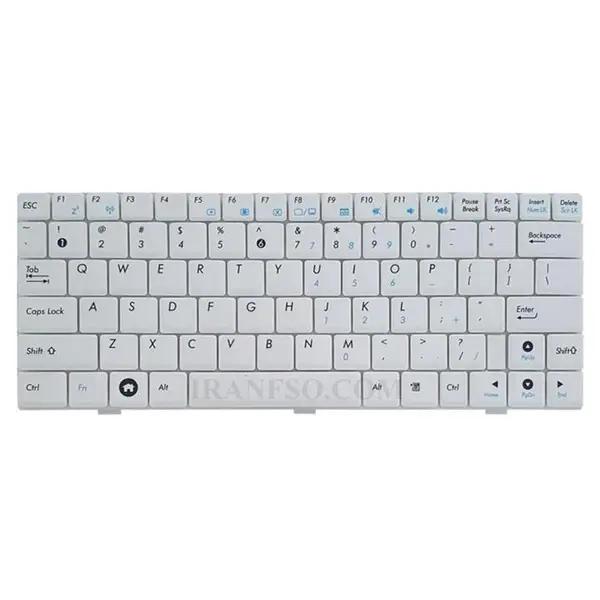 کیبورد لپ تاپ ایسوس Eee PC 1005-1004 -بدون فریم فلت پهن ASUS Eee PC 1004 1005 Frame Notebook Keyboard - 4